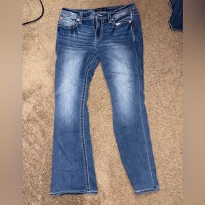 Women’s Blue Stretch Bootcut Jeans